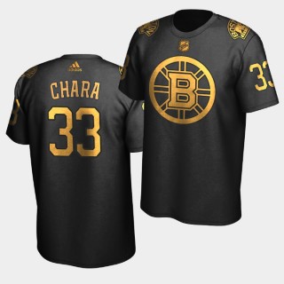 #33 Zdeno Chara Golden Limited 2020 Boston Bruins T-shirt