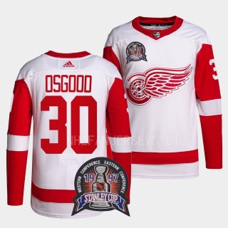 1997 Stanley Cup Chris Osgood Detroit Red Wings Red #30 25th Anniversary Jersey