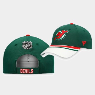 2020-21 New Jersey Devils Green 2021 Special Edition Adjustable Hat