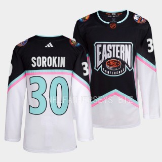2023 NHL All-Star Ilya Sorokin New York Islanders Black #30 Eastern Conference Jersey