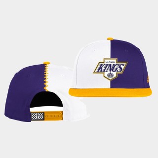 2020-21 Los Angeles Kings White 2021 Reverse Retro Snapback Adjustable Hat
