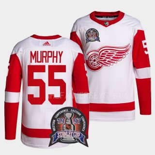 1997 Stanley Cup Larry Murphy Detroit Red Wings Red #55 25th Anniversary Jersey