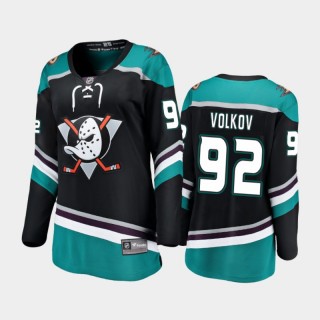 2021 Women Anaheim Ducks Alexander Volkov #92 Alternate Jersey - Teal