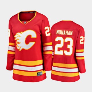 2020-21 Women's Calgary Flames Sean Monahan #23 Home Premier Breakaway Jersey - Red