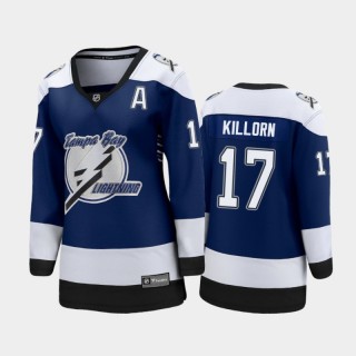 2021 Women Tampa Bay Lightning Alex Killorn #17 Special Edition Jersey - Blue