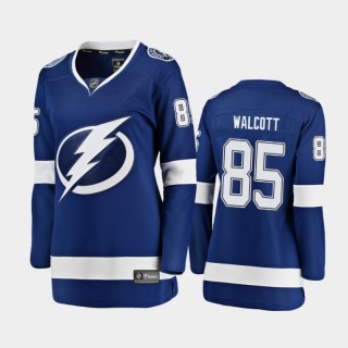2021 Women Tampa Bay Lightning Daniel Walcott #85 Home Jersey - Blue