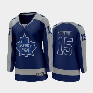 2020-21 Women's Toronto Maple Leafs Alexander Kerfoot #15 Reverse Retro Special Edition Jersey - Royal