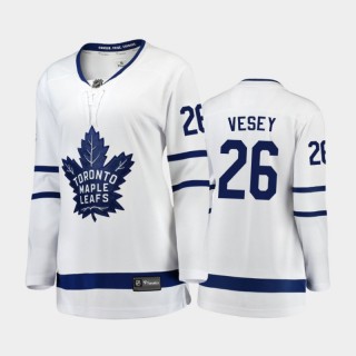 2020-21 Women's Toronto Maple Leafs Jimmy Vesey #26 Away Breakaway Player Jersey - White