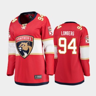 2020-21 Women's Florida Panthers Ryan Lomberg #94 Home Breakaway Player Jersey - Red