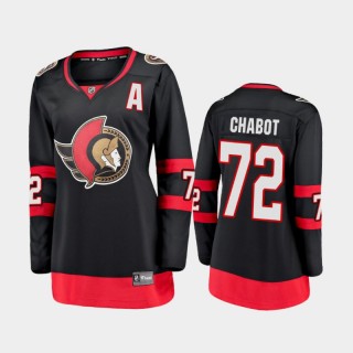 2020-21 Women's Ottawa Senators Thomas Chabot #72 Home Premier Jersey - Black
